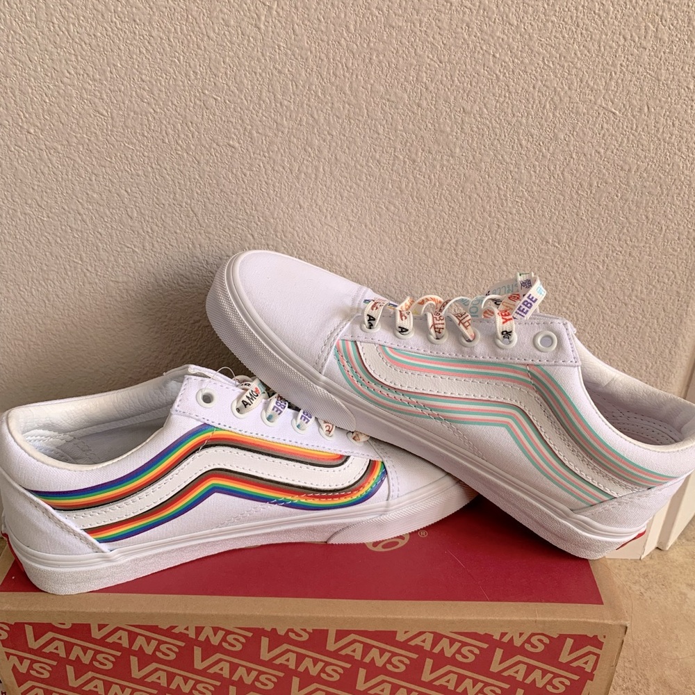 New vans pride shoes